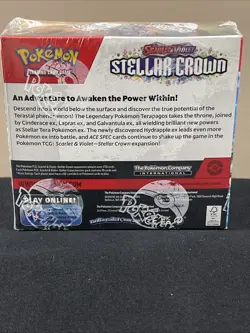 Pokemon TCG - S&V - Stellar Crown - Booster Box - 36 Packs - New & Sealed - Image 3