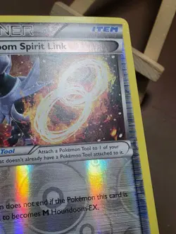 HP Houndoom Spirit Link 142/162 XY: Breakthrough Set Pokemon Trading Card - Image 3