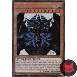 Yugioh Obelisk the Tormentor TN19-EN007 Secret Rare Limited Edition NM - Image 1