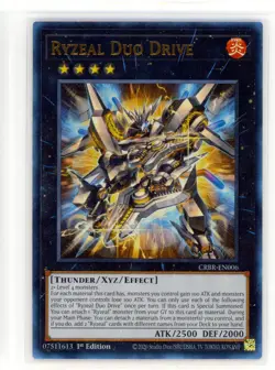 Yugioh! Ryzeal Duo Drive - CRBR-EN006 - Ultra Rare - 1st Edition Near Mint, Engl - Image 1