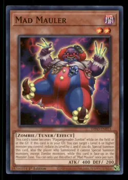 Yugioh Mad Mauler #DIFO-EN013 Dimension Force LP - Image 1