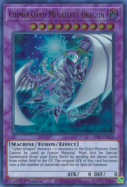 Chimeratech Megafleet Dragon - GFP2-EN126 Ultra Rare 1st Ed NM Yugioh - Image 1