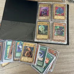 Vintage Yu-Gi-Oh Binder & Tin Card Folder BD&A Konami WITH CARDS 1st Edition - Image 4