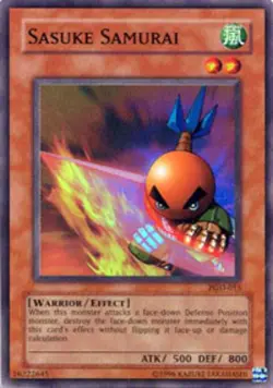 Yugioh! LP Sasuke Samurai - PGD-015 - Super Rare - 1st Edition Lightly Played, E - Image 1