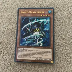 BROL-EN048 Right-Hand Shark Ultra Rare 1st Edition Mint YuGiOh Card - Image 1