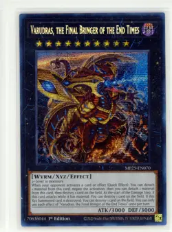 Yugioh! Varudras, the Final Bringer of the End Times - MP25-EN070 - Prismatic Se - Image 1