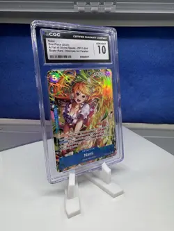 One Piece CCG Nami OP11-054 SR AA CGC 10 - Image 2