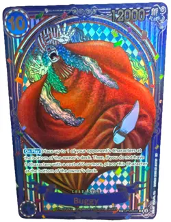 One Piece TCG Buggy OP09-051 Alt Art Foil 12000 Power - NM/M - High-End Pull! - Image 1