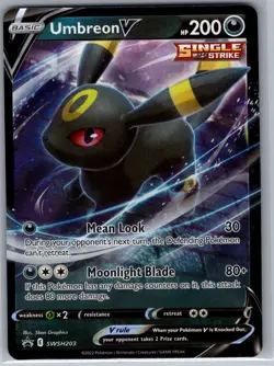 Umbreon V SWSH203 SWSH: Sword & Shield Promo Cards - Pokemon Card - NM - Image 1