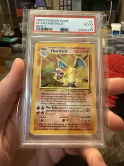 Pokemon Game Base II Charizard 2000 Rare Holo Card 4/130 PSA 2 🔥🔥 - Image 1