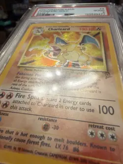 Pokemon Game Base II Charizard 2000 Rare Holo Card 4/130 PSA 2 🔥🔥 - Image 2