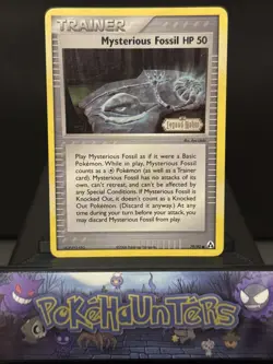 Pokemon Card Mysterious Fossil HP 50 79/92 EX Legend Maker STAMPED Light Play - Image 1