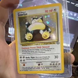 Pokemon Snorlax Jungle Holo Rare 11/64 90 HP English TCG Card Unlimited - Image 1