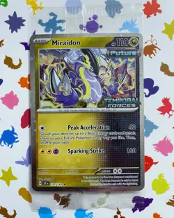 Miraidon 121/162 Sealed Temporal Forces Stamped Best Buy Promo Card - Image 1