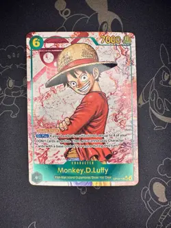 Monkey.D.Luffy 118 Parallel OP13-118 Rare One Piece TCG Card - Image 1