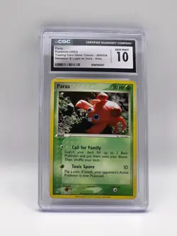 Paras 004/034 Trading Card Game Classic Holo - Mint 10 - Image 1