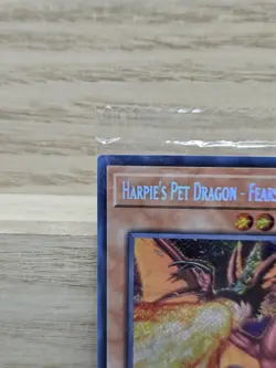 Sealed Harpie's Pet Dragon Fearsome Fire Blast Secret Rare Yugioh Card TCG (6) - Image 2