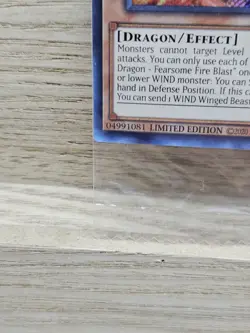 Sealed Harpie's Pet Dragon Fearsome Fire Blast Secret Rare Yugioh Card TCG (6) - Image 3