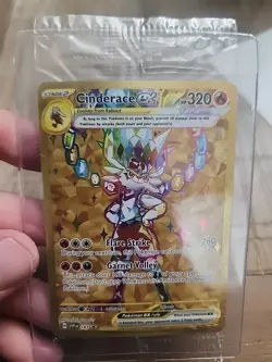 2024 Cinderace EX 163 Promo SV Scarlet & Violet Holo Card Sealed - Image 1