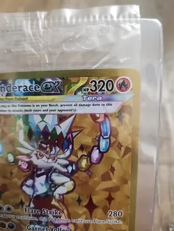 2024 Cinderace EX 163 Promo SV Scarlet & Violet Holo Card Sealed - Image 3