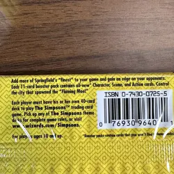 The Simpsons Trading Card Game 2003 Booster Pack x1 Sealed Pack - Box Fresh WOTC - Image 4