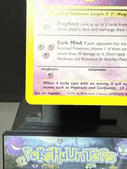 Pokemon Card Hypno 8/62 Fossil Set Holo Rare 1st Edition Light Play - Image 5