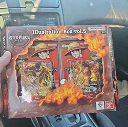 Bandai One Piece Card Game Illustration Box vol. 5, Brand New, Factory Sealed - Image 1
