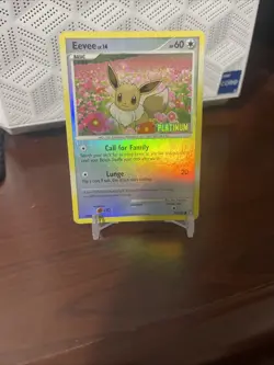 Pokemon Eevee TCG Stamped Reverse Holo 62/100 Platinum Promo Card Rare SSP - Image 1