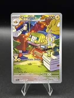 Pokemon TCG Charjabug Holo Card Scarlet & Violet Temporal Forces 169/162 - Image 1