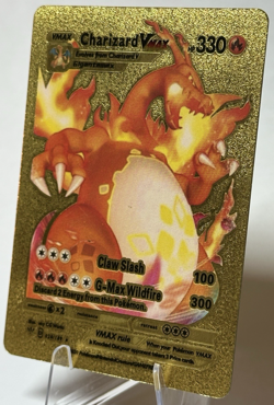 Pokemon Charizard VMAX Gold Foil Full Art Display Card 020/189 - Excellent Cond. - Image 2