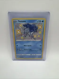 Pokemon TCG Shining Fates Suicune Holo Rare Card SV022/SV122 Shiny Vault - Image 1