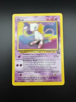 Pokemon Card - Mew #8 WoTC Black Star Promo - Image 1