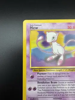 Pokemon Card - Mew #8 WoTC Black Star Promo - Image 2