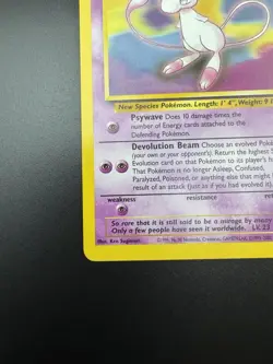 Pokemon Card - Mew #8 WoTC Black Star Promo - Image 4