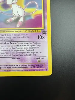 Pokemon Card - Mew #8 WoTC Black Star Promo - Image 5