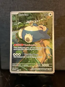 Snorlax 051 Sv: Scarlet & Violet Promo Cards Holo Illustration Rare Near Mint - Image 1