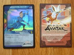 Avatar Last Airbender Sokka's Mettle Upper Deck QuickStrike Foil Trading Card - Image 1