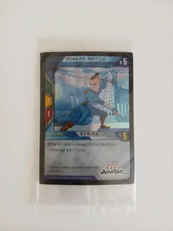 Sokka's Mettle APR002 Avatar the Last Airbender TCG 2005 HTF Holo Foil Card NEW - Image 1