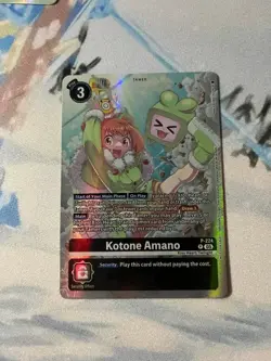 Kotone Amano Time Stranger Box Topper Promo P-224 NM Digimon Card Game - Image 1