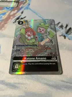 Kotone Amano Time Stranger Box Topper Promo P-224 NM Digimon Card Game - Image 2