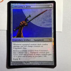 MTG Foil Umezawa’s Jitte Betrayers Of Kamigawa - Image 3