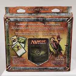 Magic the Gathering 2010 Archenemy Trample Civilization Underfoot Factory Sealed - Image 2