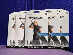 Magic The Gathering Final Fantasy Sleeved Play Booster Packs (Lot of 5) - Image 1