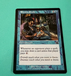 Rhystic Study - Prophecy - MTG - Magic the Gathering - NM/LP - Image 1