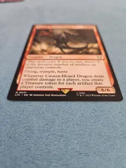 Cavern-Hoard Dragon 0031 Non Foil Rare LOTR Commander MTG Near Mint - Image 5