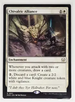 1x Chivalric Alliance - Commander: March of the Machine - MTG - Image 1