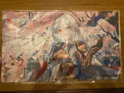 MTG Wandering Emperor cherry blossoms viewing Playmat limited Japan - Image 2