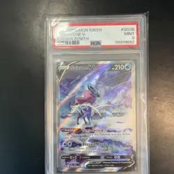 Pokemon TCG Holo Ultra Rare Full Art PSA 9 MINT Suicune V GG38 Crown Zenith 2023 - Image 1