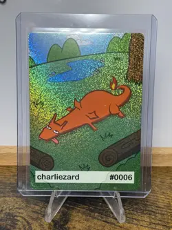 Near Mint Pookiemoot Charliezard Charizard Holo Rare #0006 Derp Pokemon Fan Art - Image 1