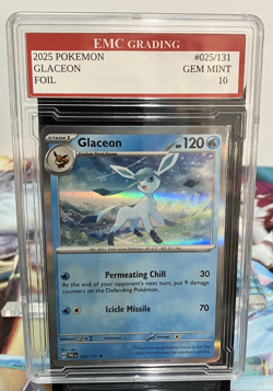 GLACEON 2022 FOIL #025/131 Pokemon Card GRADED 10 TCG CCG - Image 1